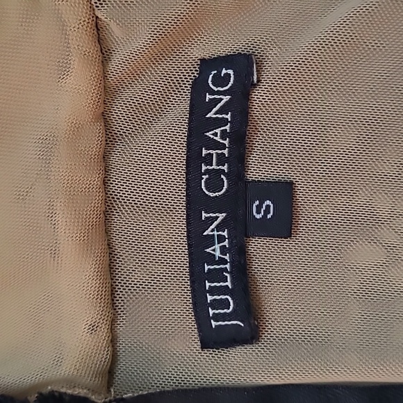 JULIAN CHANG Rihana Lace Top with Leather Roses - Picture 9 of 9